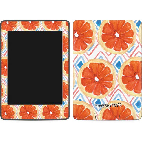 Bouffants and Broken Hearts Citrus Geo Amazon Kindle Skin